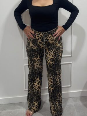 Pantalon animal print